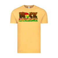 Vintage Mustard black excellence juneteenth Vintage Tee - texasbilliewilder