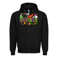 Black mardi gras dentist Zipper Hoodie - AdoDesignShop