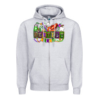 Heather Grey mardi gras dentist Zipper Hoodie - AdoDesignShop