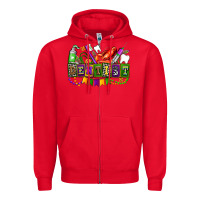 Red mardi gras dentist Zipper Hoodie - AdoDesignShop