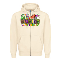 Sandshell mardi gras dentist Zipper Hoodie - AdoDesignShop