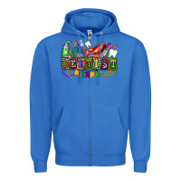 True Royal mardi gras dentist Zipper Hoodie - AdoDesignShop