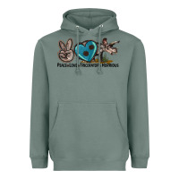 Sage peace love triceratops horridus Heavyweight Hoodie - LillyAllenDesigns