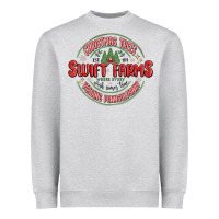 Heather Grey Christmas swiftmas Heavyweight Sweatshirt - MaliasSmallBusiness