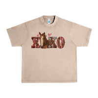 French Oak xoxo horse Urban Heavy Tee - RanaPortraitStore