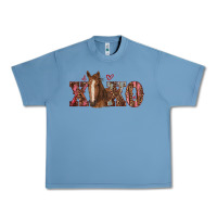 Pebble Blue xoxo horse Urban Heavy Tee - RanaPortraitStore