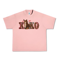 Salmon xoxo horse Urban Heavy Tee - RanaPortraitStore