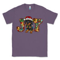Lavender dachshund puppy christmas joy Classic Tee - BarkalooDesign