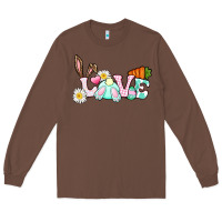 Chestnut Love Easter bunny Easter Day Long Sleeve Tee - CowGirlArtShop