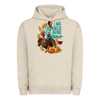 Pigment French Oak I Was Thinner Before Dinner Turkey Thanksgiving Urban Hoodie - LillyAllenDesigns