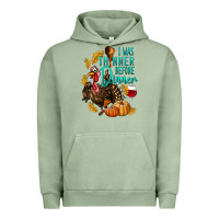 Pigment Oil Green I Was Thinner Before Dinner Turkey Thanksgiving Urban Hoodie - LillyAllenDesigns