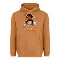 Meerkat art teacher messy bun Heavyweight Hoodie - NancyCooperArtShop