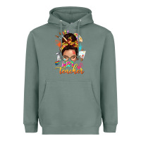 Sage art teacher messy bun Heavyweight Hoodie - NancyCooperArtShop