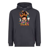 Smoke art teacher messy bun Heavyweight Hoodie - NancyCooperArtShop