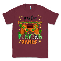 Burgundy P is Patrick's Day playing games Classic Tee - Neo Western