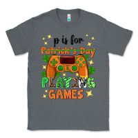Charcoal Heather P is Patrick's Day playing games Classic Tee - Neo Western