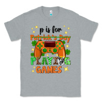 Heather Grey P is Patrick's Day playing games Classic Tee - Neo Western