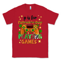 Red P is Patrick's Day playing games Classic Tee - Neo Western