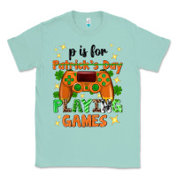 Seafoam P is Patrick's Day playing games Classic Tee - Neo Western