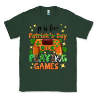 Sports Green P is Patrick's Day playing games Classic Tee - Neo Western