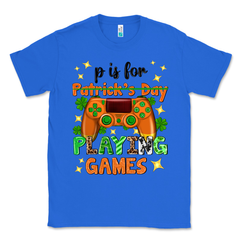 P Is Patrick's Day Playing Games Classic Tee by Neo Western | Teevron