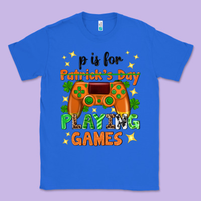P Is Patrick's Day Playing Games Classic Tee Designed By Neo Western