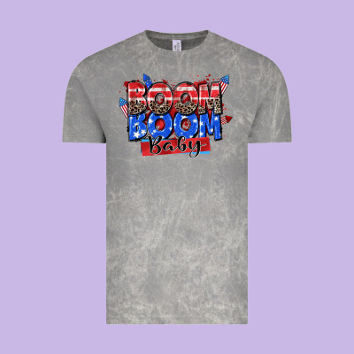Boom Boom Baby Vintage Tee Designed By Zillion Design Studio