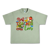 Oil Green best teacher ever Urban Heavy Tee - texasbilliewilder