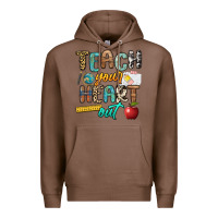 Chestnut teach your heart out Premium Hoodie - NancyCooperArtShop