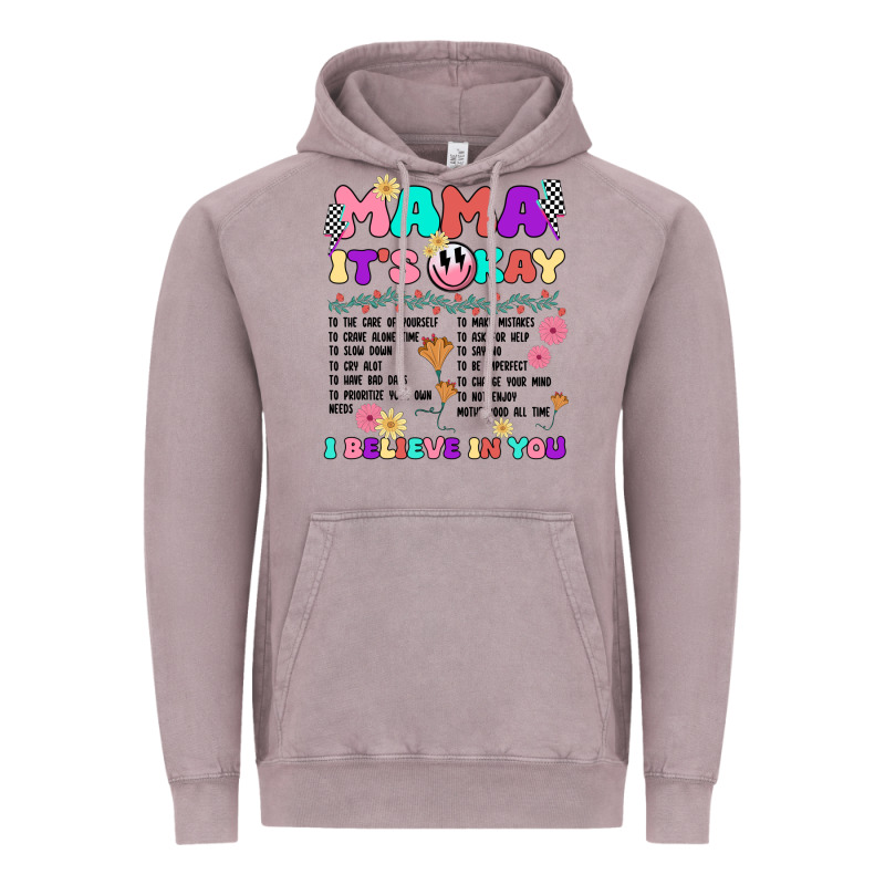 Mama It's Okay Vintage Hoodie by JahusDesignShop | Teevron