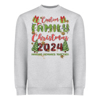 Heather Grey custom family christmas 2024 marking memories toge Heavyweight Sweatshirt - MaliasSmallBusiness