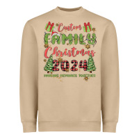 Mushroom custom family christmas 2024 marking memories toge Heavyweight Sweatshirt - MaliasSmallBusiness