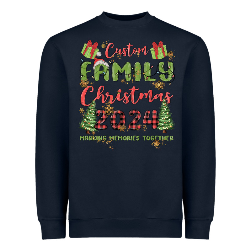 Custom Family Christmas 2024 Marking Memories Toge Heavyweight Sweatshirt by MaliasSmallBusiness | Teevron