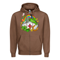 Chestnut nurse  st patricks Zipper Hoodie - AdoDesignShop