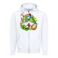 White nurse  st patricks Zipper Hoodie - AdoDesignShop