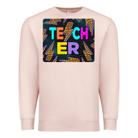 Pale Pink Teacher Flash Premium Sweatshirt - LillyAllenDesigns