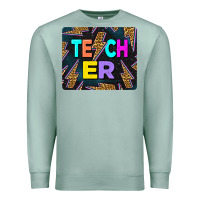 Seafoam Teacher Flash Premium Sweatshirt - LillyAllenDesigns
