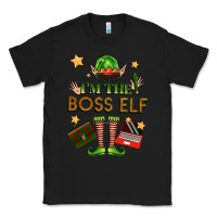 Black im the boss elf Classic Tee - FaDigitalArtStudio