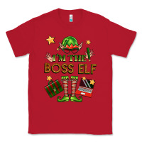 Red im the boss elf Classic Tee - FaDigitalArtStudio