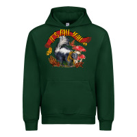 Forest Green It's Fall Y'all Skunk Urban Hoodie - LillyAllenDesigns