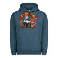 Pigment Midnight Navy It's Fall Y'all Skunk Urban Hoodie - LillyAllenDesigns