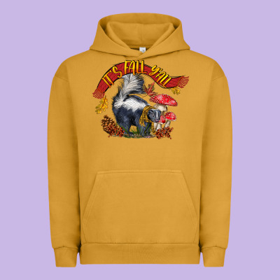 It's Fall Y'all Skunk Urban Hoodie Designed By Lillyallendesigns