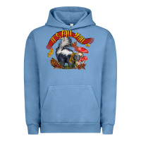 Pigment Pebble Blue It's Fall Y'all Skunk Urban Hoodie - LillyAllenDesigns