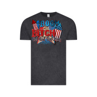 Vintage Black boom bitch get out the way Vintage Tee - Zillion Design Studio