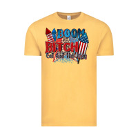 Vintage Mustard boom bitch get out the way Vintage Tee - Zillion Design Studio