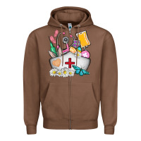 Chestnut nurse  easter Zipper Hoodie - AdoDesignShop
