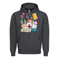 Smoke nurse  easter Zipper Hoodie - AdoDesignShop