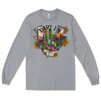 Heather Grey darlin Long Sleeve Tee - SublimationCraftShop