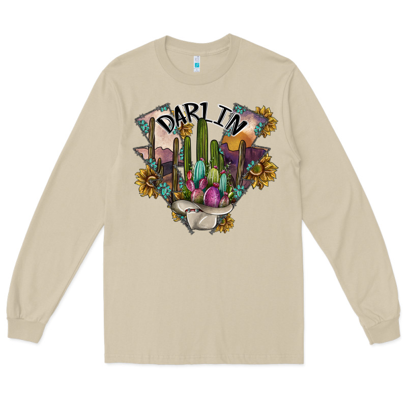 Darlin Long Sleeve Tee by SublimationCraftShop | Teevron