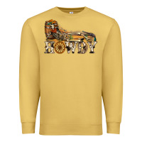 Antique Gold howdy killer Premium Sweatshirt - NancyCooperArtShop